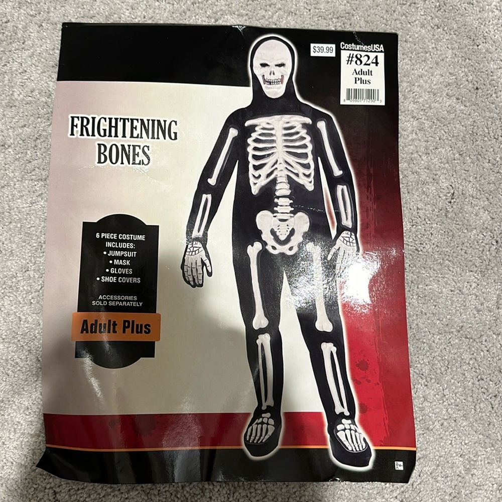 Frightening Bones Costume